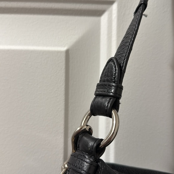 Used Black Coach Leather Hobo Bag - Picture 3 of 8